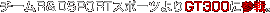 `[RDSPORTX|[cGT300ɎQB